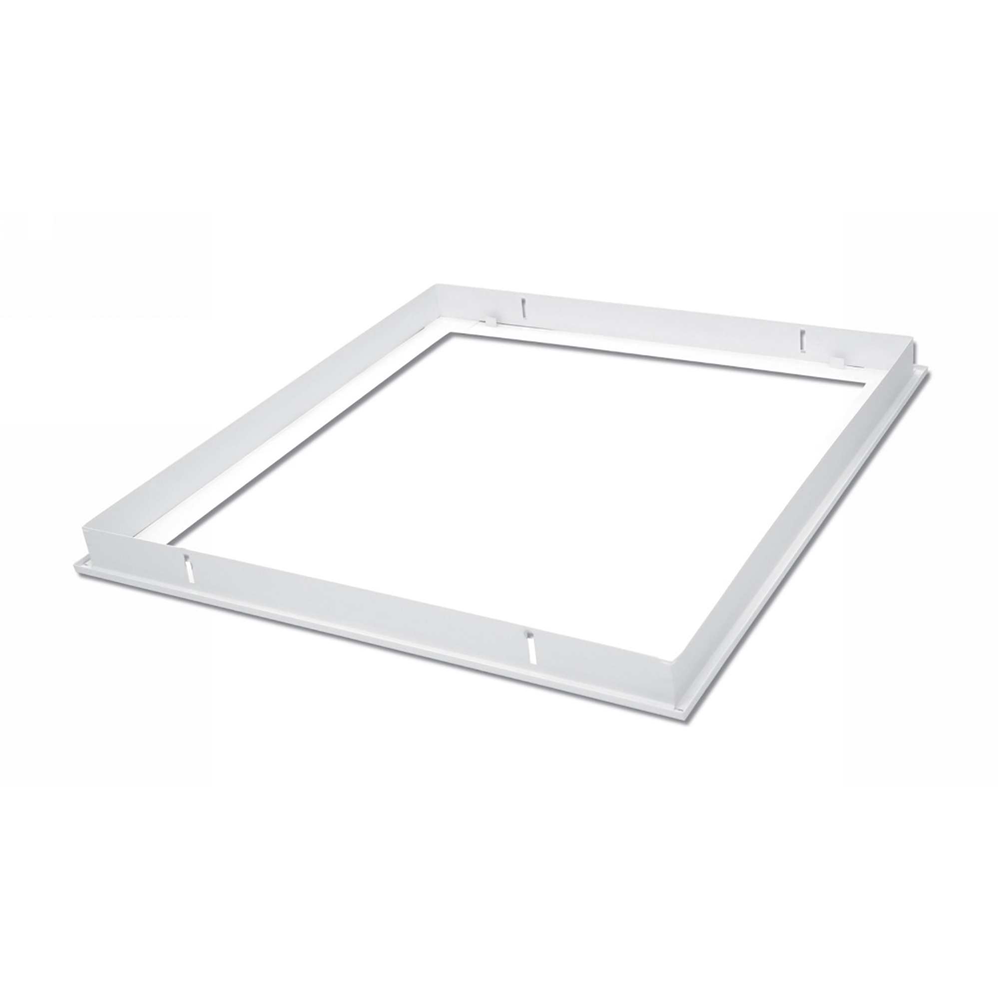DA240006/TW  Piano 66 Flush Recessed Frame For Plaster Board In Textured White, 645x625x45mm, Cut-Out 625x605mm For Panel, 5yrs Warranty